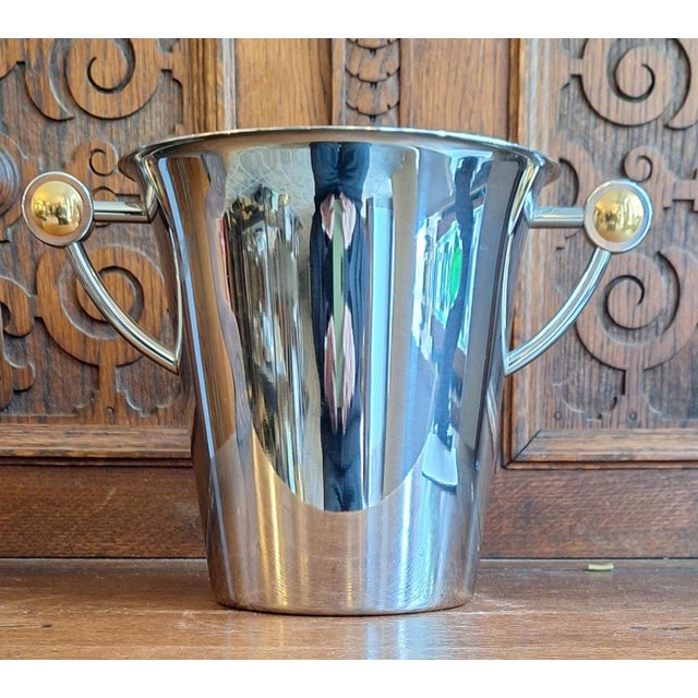 Vintage Maxims de Paris Champagne Cooler from WMF, 1990s, in Very Good conditions. Designed 1990 to 1999 This piece has an...