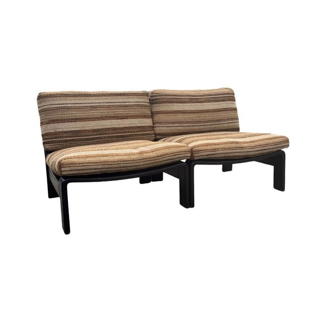 1970s Lounge Set with Coffee Table by Carl Straub, Germany, 1970s, Set of 3 For Sale - Image 5 of 9