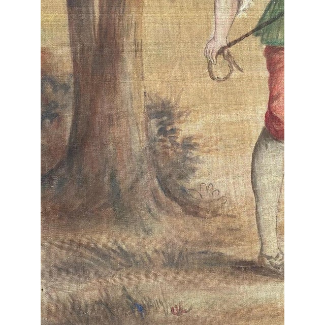 French Artist, Figurative Scene, 1890s-1910s, Painted Cardboard Panel For Sale - Image 12 of 18