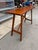 Vintage French Rustic Style X Base Solid Wood Console Table by Pier 1 For Sale - Image 4 of 9