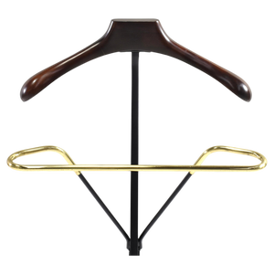 Italian Folding Valet Stand in Brass, 1950s