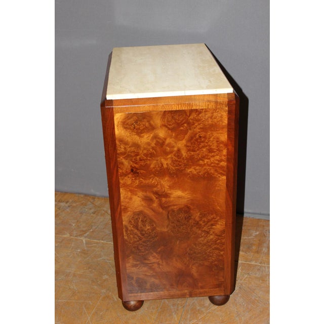 Art Deco Walnut Chest of Drawers, 1930 For Sale - Image 4 of 11