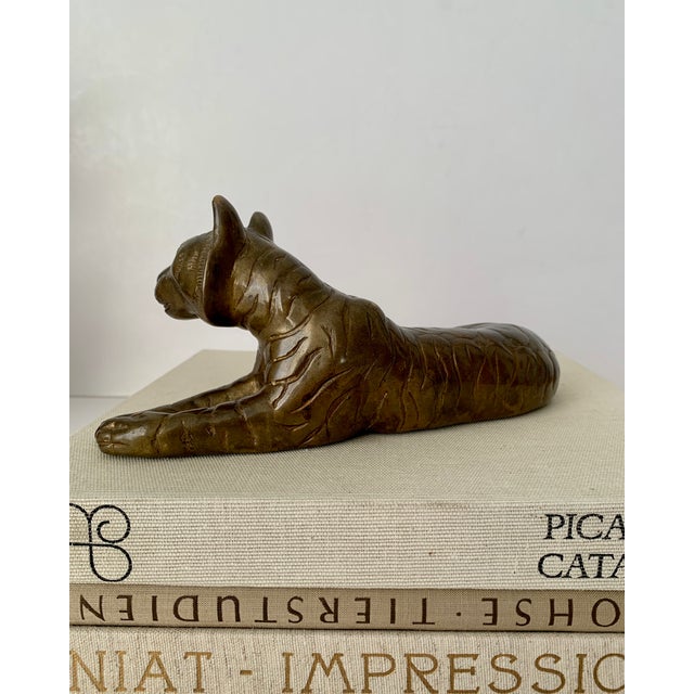 Bronze German Bronze Tiger Figurine For Sale - Image 8 of 9