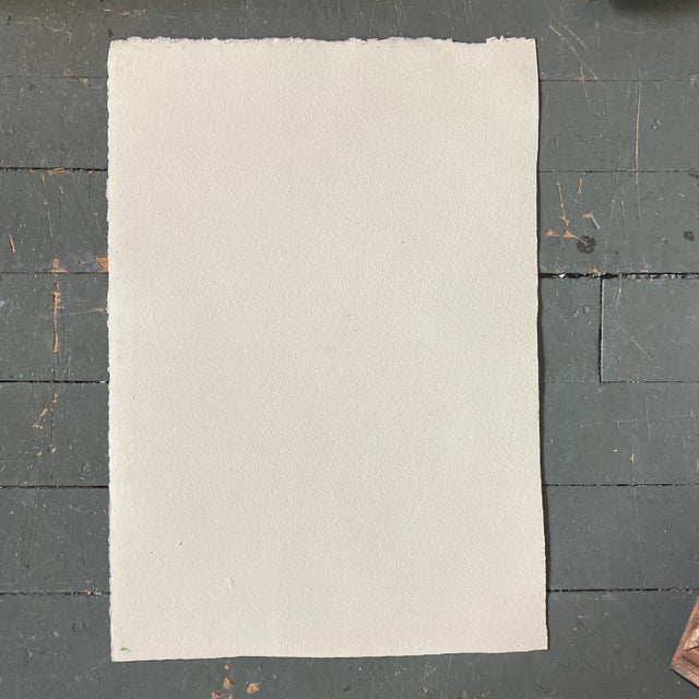 1970’s Vintage Original Watercolor Still Life Painting Interior Scene For Sale - Image 4 of 5