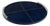 Hayes Leather Tray Round Small, Blue For Sale