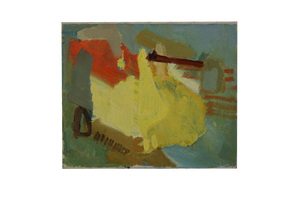 René Mels, Abstract Composition, Oil Painting