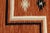 Modern Navajo Style Hand-Knotted Wool Rug – Terracotta Geometrical Cross Design For Sale - Image 9 of 9