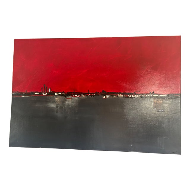 Marilyn Monnier, Abstract Composition, 2000s, Acrylic Painting on Canvas For Sale