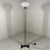 Italian Floor Lamp in Steel Tear Plate and Glass, 1980s For Sale - Image 9 of 18