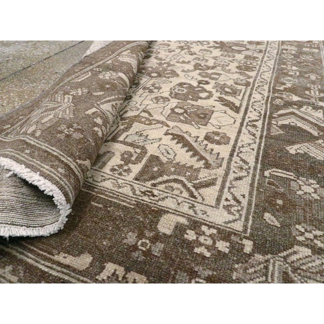Galerie Shabab Collection Mid-20th Century Persian Malayer Accent Rug For Sale In New York - Image 6 of 6
