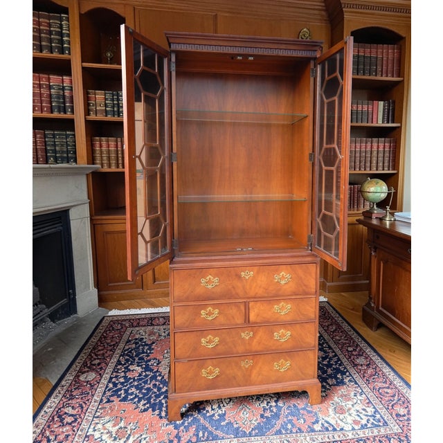 Wood Late 20th Century Henredon Secretary / Cabinet For Sale - Image 7 of 11
