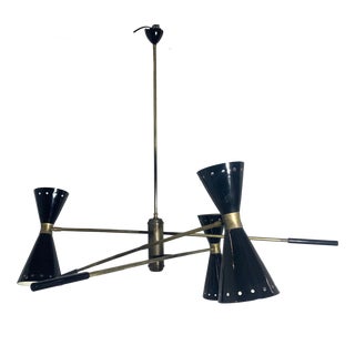Mid-Century Modern Hanging Lamp, 1950s For Sale