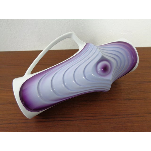 Mid-Century Pop Art Purple Vase from Royal KPM, Germany, 1960s For Sale - Image 16 of 18