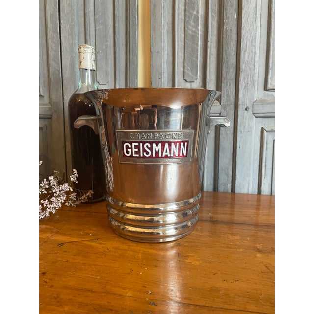 Vintage French Champagne Cooler from Geismann, 1920s For Sale - Image 11 of 13