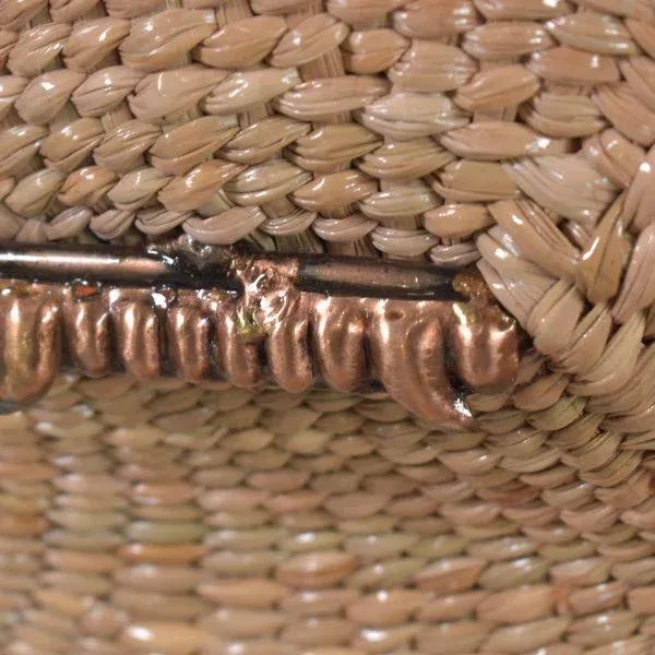 Tan Vintage One in a Kind Jaguar Desk by Mario Lopez Torres For Sale - Image 8 of 12