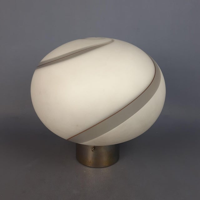 Murano Glass Spiral Table Lamp from Venini, 1970s For Sale - Image 18 of 18