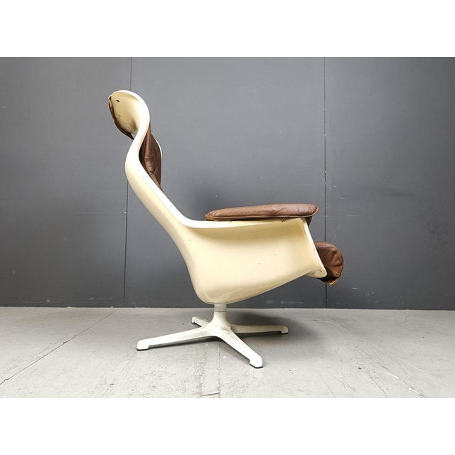 Mid-Century Space Age Galaxy Armchair by Alf Svensson for Dux, 1968 For Sale - Image 6 of 13