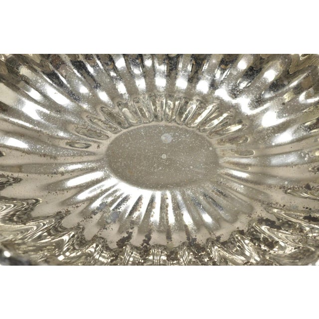 Silver Antique Victorian Silver Plated Grapevine Oval Twin Handle Centerpiece Fruit Bowl For Sale - Image 8 of 10
