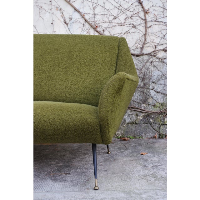 1950s Curved Sofa by Gigi Radice for Minotti, 1950s For Sale - Image 5 of 14