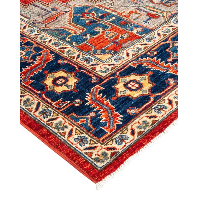 The rich textile tradition of western Africa inspired the Tribal collection of Hand-Knotted rugs. Incorporating a medley...