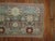 Gray Blue 20th Century Antique Persian Oriental Rug Mat Size Rug For Sale In New York - Image 6 of 6