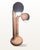 Contemporary Entler Studio Pink Ceramic 2-Globe Table Lamp For Sale - Image 3 of 4
