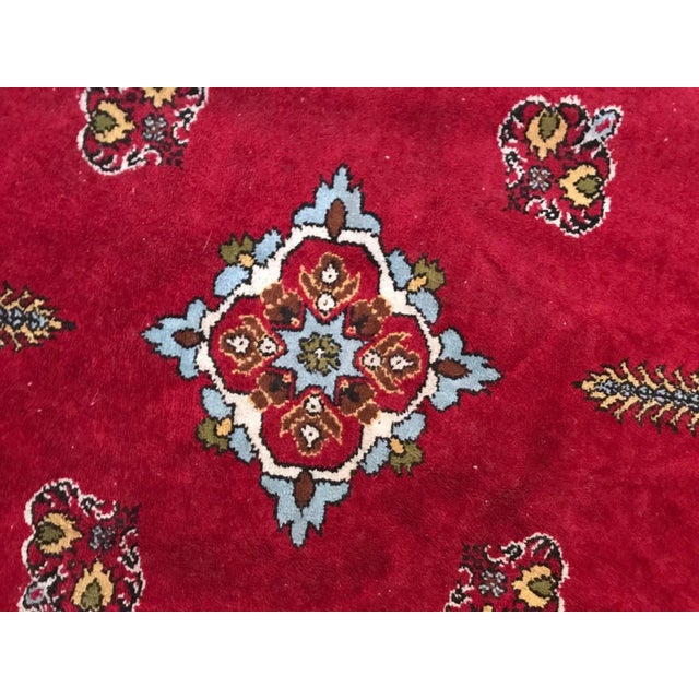 Blue Vintage Moroccan Rabat Rug For Sale - Image 8 of 13