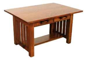 Limbert Antique Mission Oak Library Table