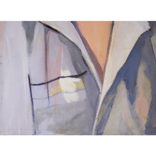 1980s Woman in the Morning Sun - Large Scale Portrait in Oil on Canvas by Patricia Gren Hayes For Sale - Image 5 of 8