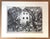 American Vtg 1939 Print in 11x14 Mat, Ready to Frame: Albert Heckman, "The Side Street" For Sale - Image 3 of 3