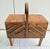 Mid 20th Century Stromenn Bruk Hamar Norway Mid-Century Modern Wooden Sewing Box For Sale - Image 4 of 13