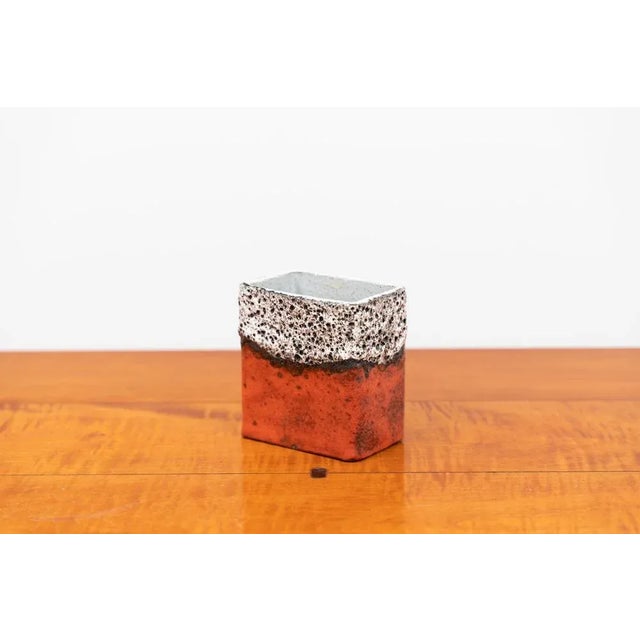 Red Vases from Scheurich, 1950s, Set of 2 For Sale - Image 8 of 11