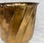 Metal Vintage Traditional Brass Ribbed Jardiniere Planter - 12" For Sale - Image 7 of 9