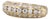 0.98ctw Diamond Wedding Band 18k Yellow Gold Size 6 Anniversary Ring For Sale