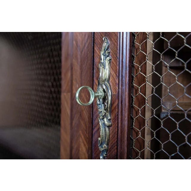 19th Century French Walnut Armoire or Bookcase For Sale - Image 10 of 17