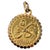 French Perroud Large Libra Zodiac Starsign 18k Yellow Gold Charm Pendant, 1930s For Sale - Image 15 of 15