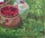Vintage Still Life Oil Painting: Cherries, Basket, Ukrainian Art 60-70 For Sale - Image 6 of 6