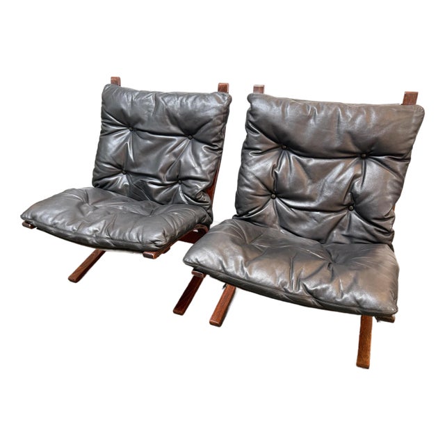 Vintage Ingmar Relling for Westnofa Siesta Lounge Chairs, Pair For Sale