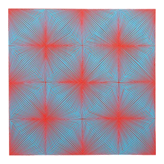 Roy Ahlgren, "Galaxy Vi", Op Art Screenprint For Sale