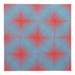 Roy Ahlgren, "Galaxy Vi", Op Art Screenprint