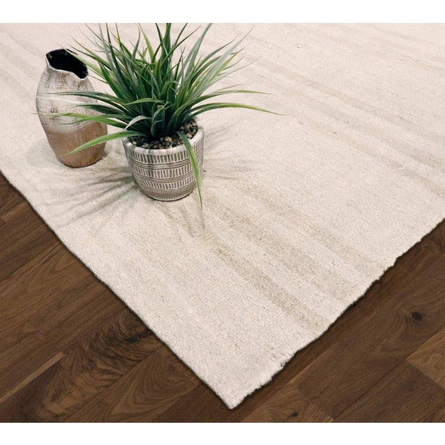 Pasargad Home Vintage Kilim Ivory Area Rug, 6' 1'' X 6' 2'' For Sale - Image 4 of 5