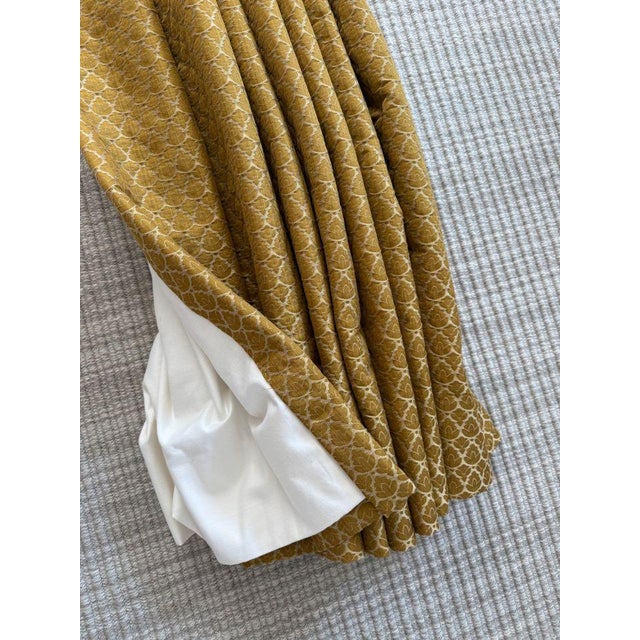 Textile Pair of Custom Scalamandré Window Treatments For Sale - Image 7 of 12