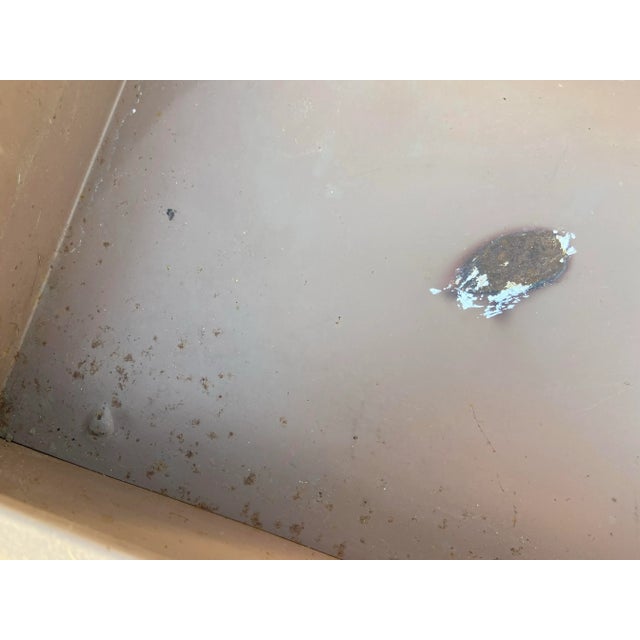 Vintage Mid Century Modern Steel Standford Tanker Desk For Sale - Image 10 of 12