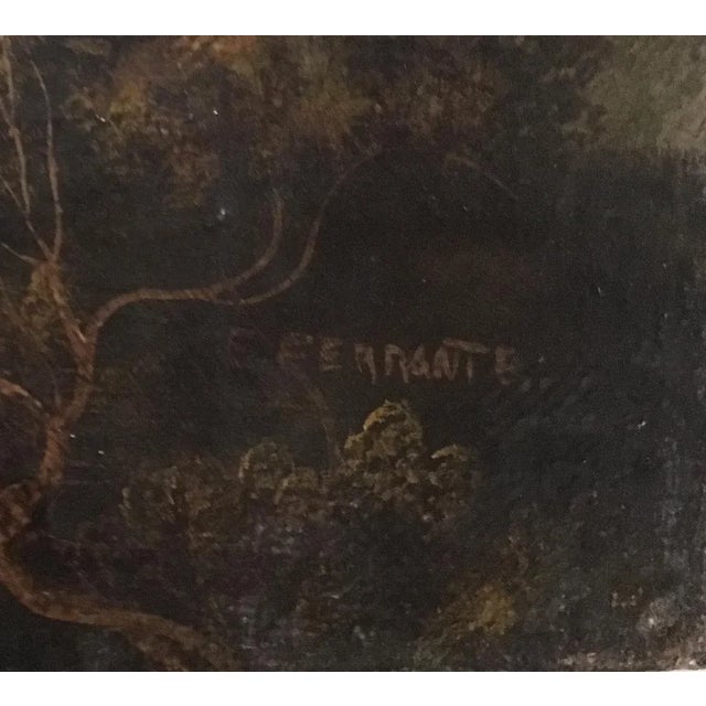 Naples -Neapolitan School, Italian Oil on Canvas, Framed For Sale - Image 9 of 10