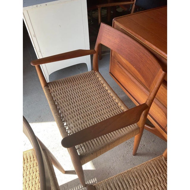 Mid-Century Modern Mid-Century Modern Dining Chairs by Arne Hovmand Olsen for Mogens Kold, 1960, Set of 6 For Sale - Image 3 of 18