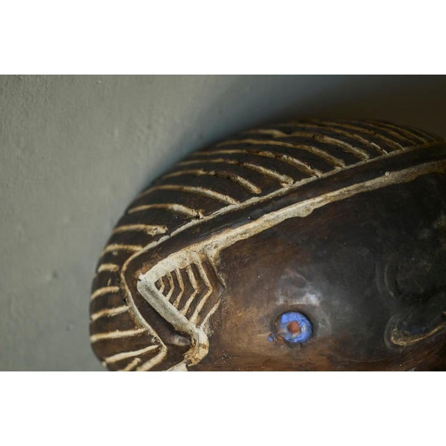 African Bena Lulua Mask, Kasai, DR Congo, 1940s For Sale - Image 9 of 12