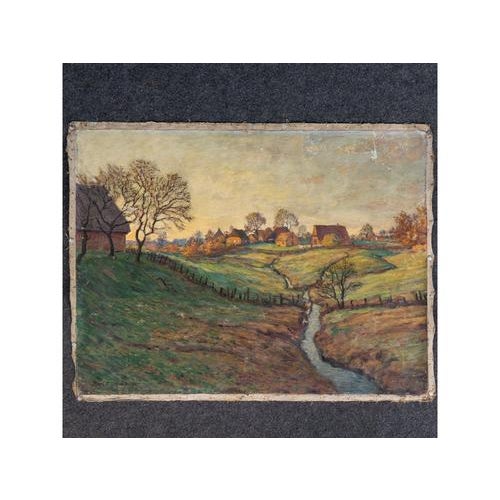 Karl Schmauser, Landscape, Oil Painting For Sale - Image 8 of 8