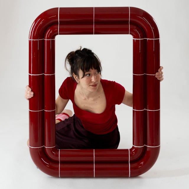 Portalito is built on repetition. A continuous tubular structure that wraps, doubles, and frames — creating depth where...