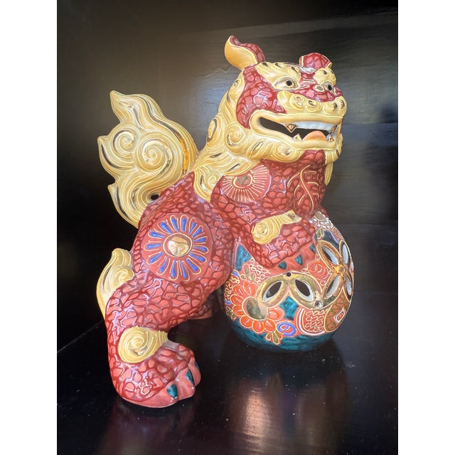 This is an amazing pair of Japanese shishi lions symbolizing protection and prosperity. They are beautifully crafted with...