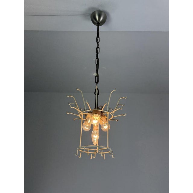 Murano Glass Poliedri Chandelier in the style of Carlo Scarpa for Venini, 1960s For Sale - Image 12 of 14